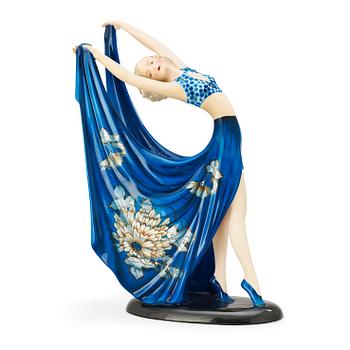 799. STEPHAN DAKON, figurin, "Beauty", Goldscheider, Tyskland, modell 7195.