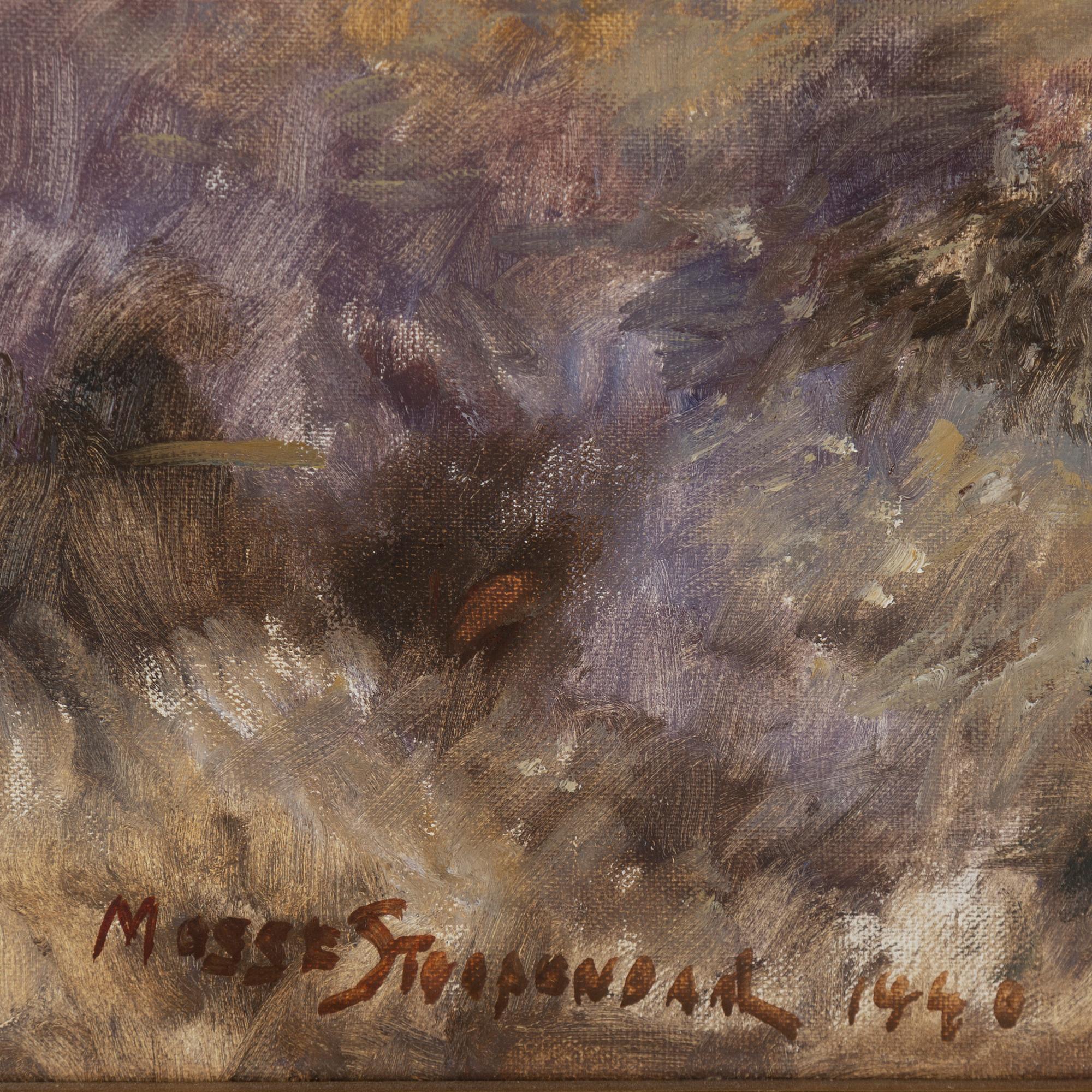 Mosse Stoopendaal, oil on canvas, signed and dated 1940.