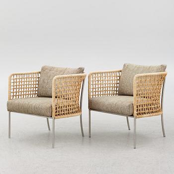 Piero Lissoni, a pair of 'Café Armchair', Living Divani.