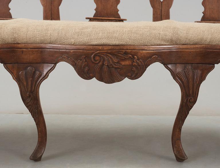 Rokoko, A North European Rococo 18th century sofa.