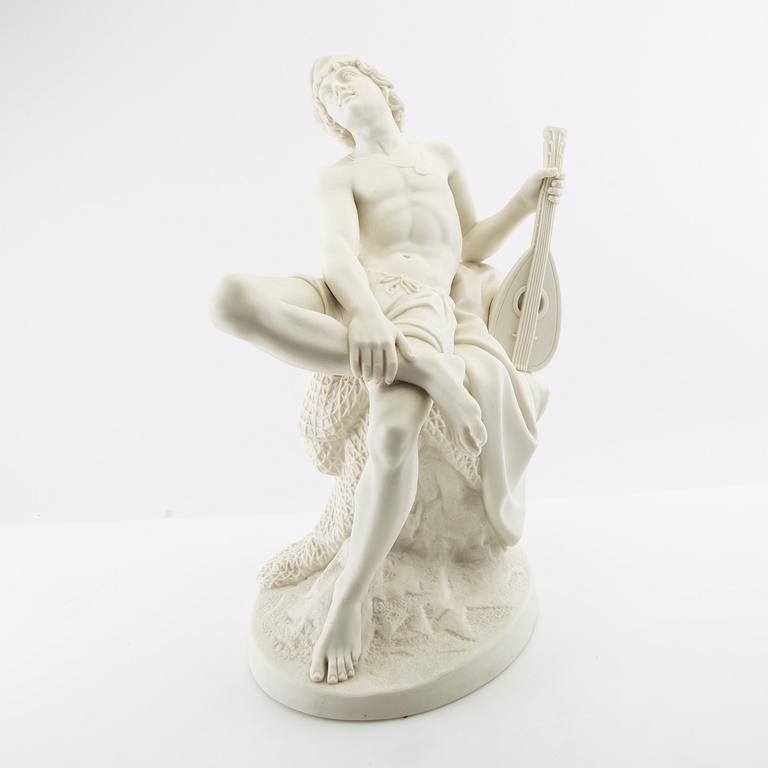 CG Qvarnström skulptur "Neapolitansk fiskargosse".