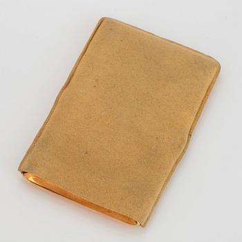 WA Bolin cigarettetui 14K guld med åttkantslipade diamanter.