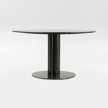 Louise Roe, a 'Roundabout' dining table with marble top.