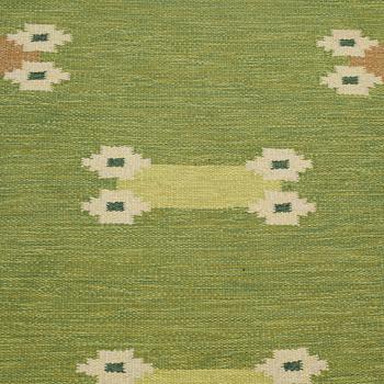 A flatweave by Ingegerd Silow, signed IS, second half of the 20th century, 202 x 135 cm.