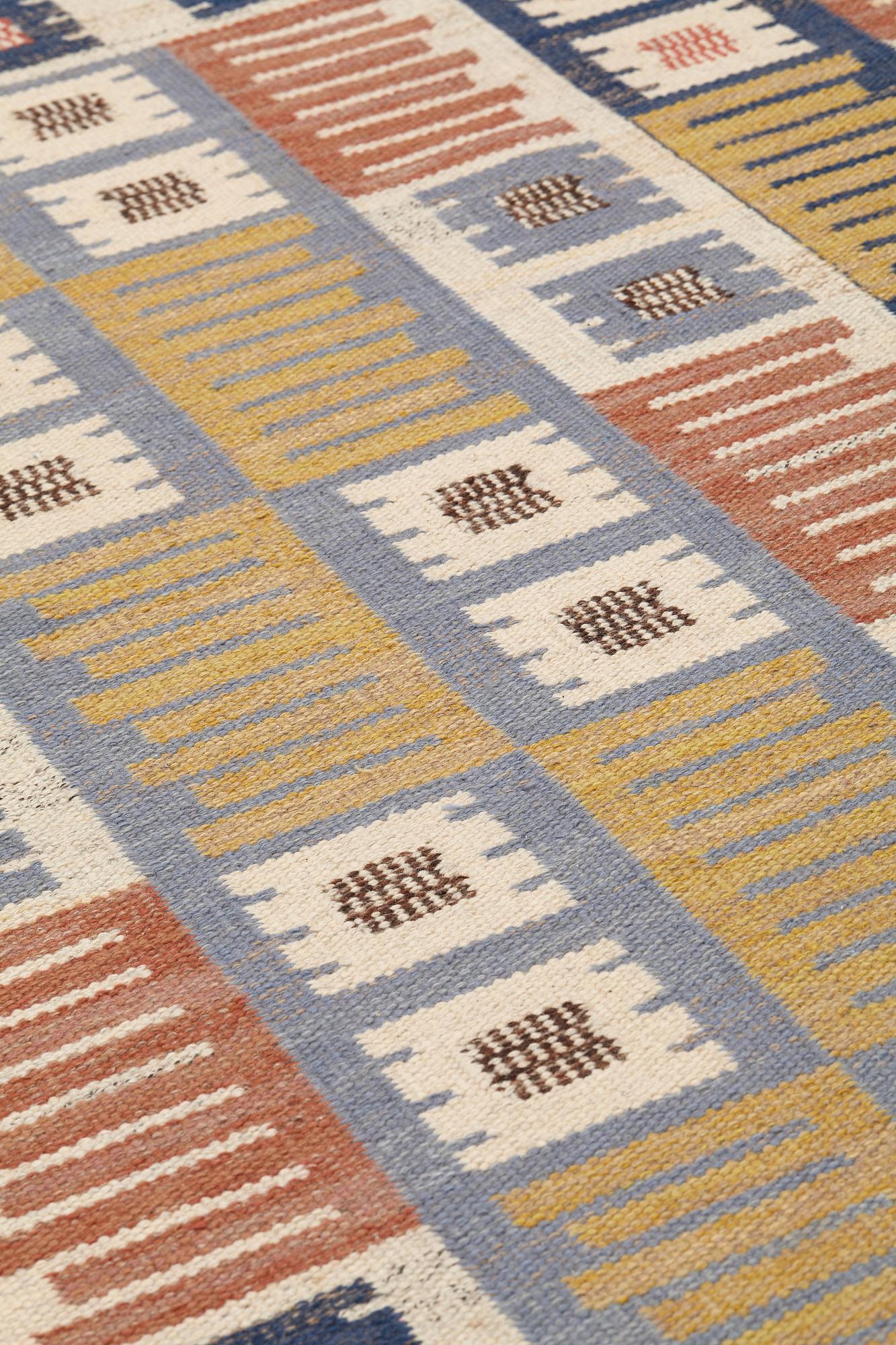 Märta Måås-Fjetterström, A CARPET, "Porslinsmattan", flat weave, ca 239,5 x 161 cm, signed AB MMF.