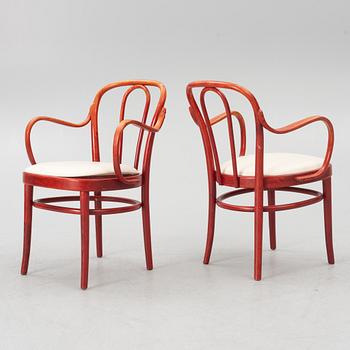 Seven armchairs, "Wien", Gemla, second half of the 20th century.