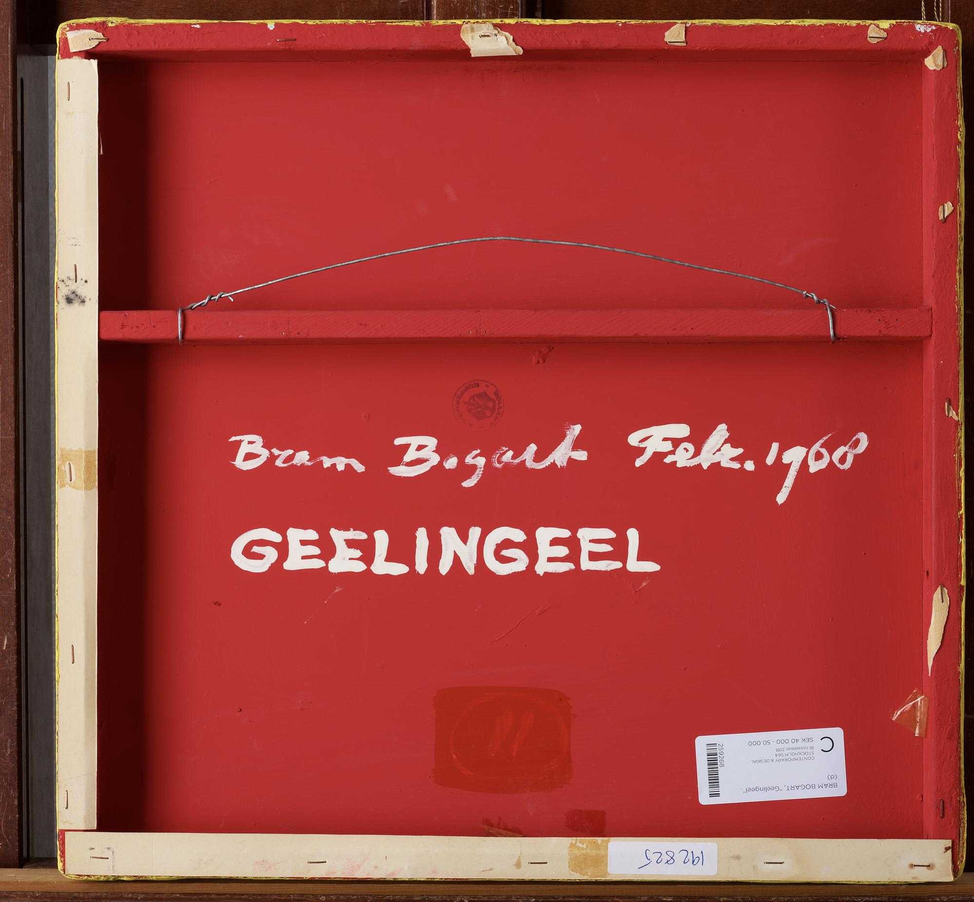 Bram Bogart, "Geelingeel".