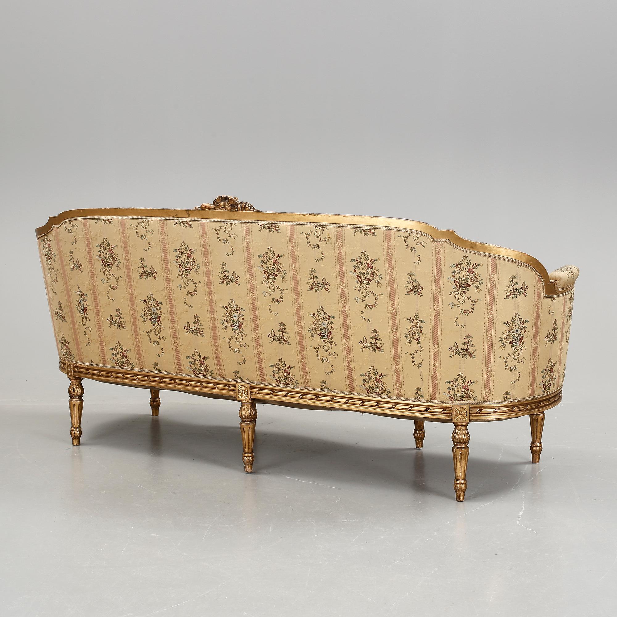 BADKARSSOFFA, Louis XVI-stil, 1900-talets första hälft.