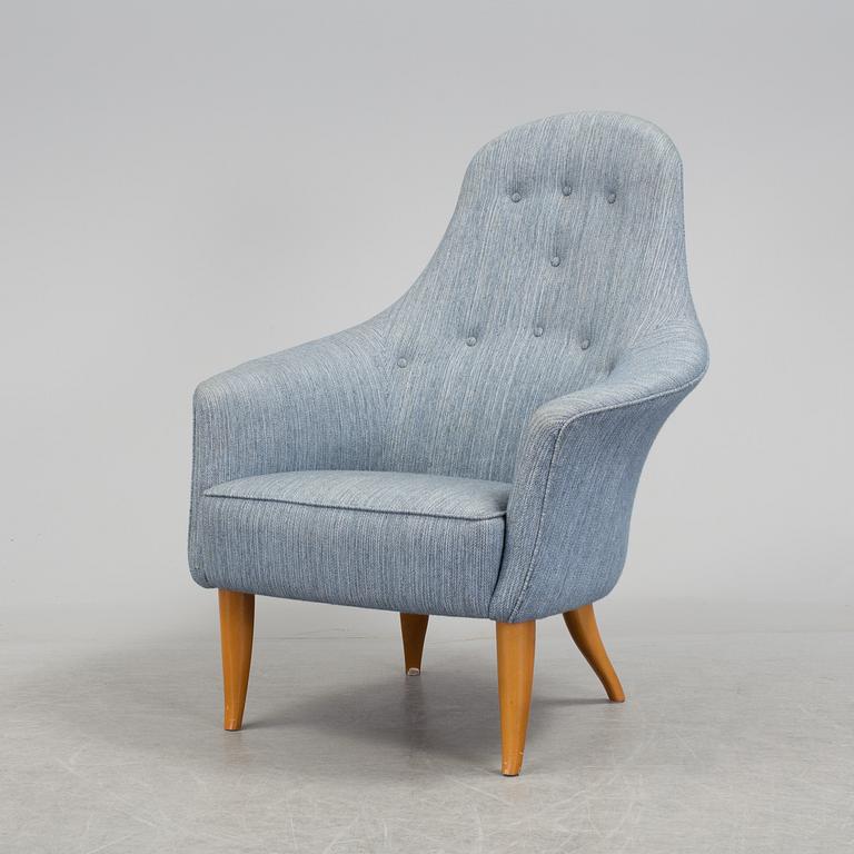 KERSTIN HÖRLIN-HOLMQUIST, fåtölj, "Stora Adam", Nordiska Kompaniet, 1960-tal.