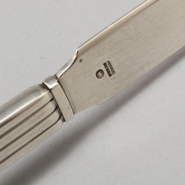 SIGVARD BERNADOTTE, a "Bernadotte" silver letter opener for Georg Jensen, Copenhagen post 1945.