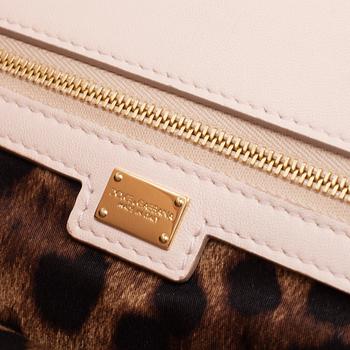 DOLCE & GABBANA, a 'Miss Bonita Satchel' embellished straw bag.