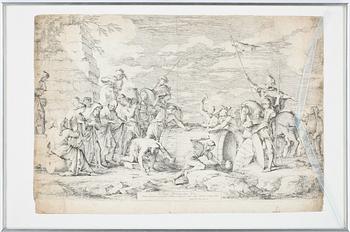 Salvator Rosa · SALVATOR ROSA, etsning, ca 1662.