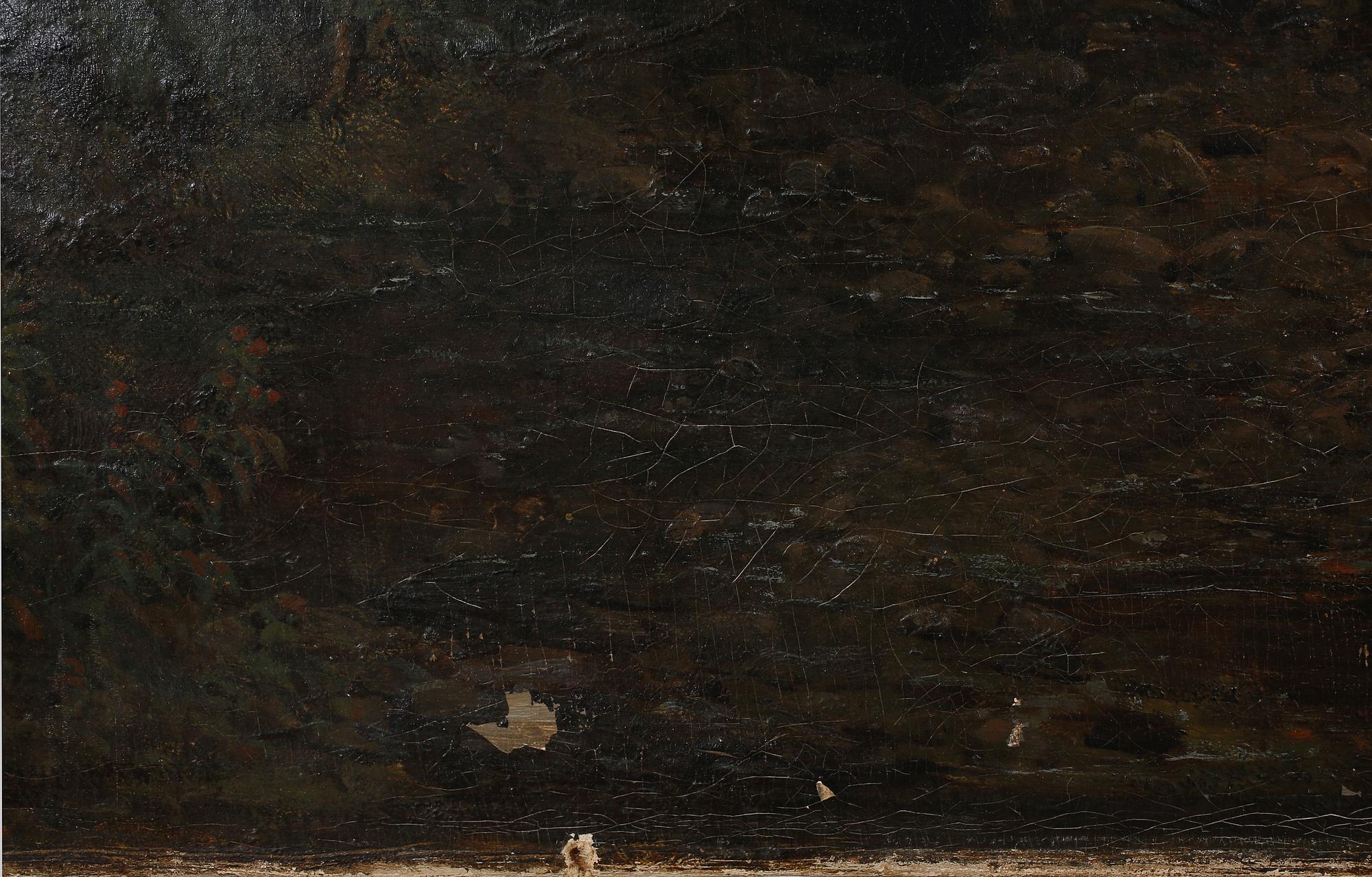 EDOUARD JEAN MARIE HOSTEIN, olja på duk, signerad och daterad Paris 1863.