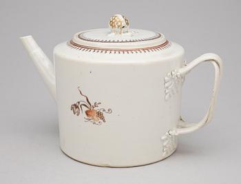 TEKANNA, porslin, Kina, Jiaqing, (1796-1820).
