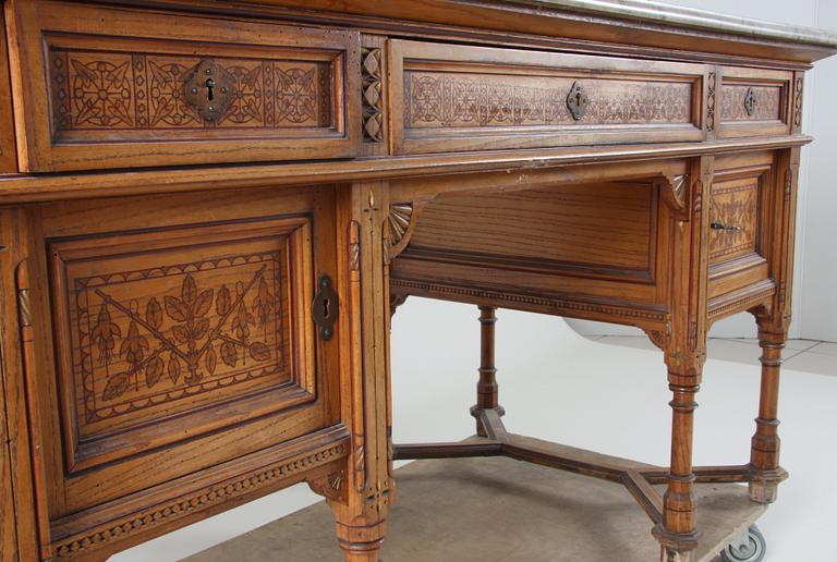 TOILETTEBORD, Tyskland, 1800-talets slut.