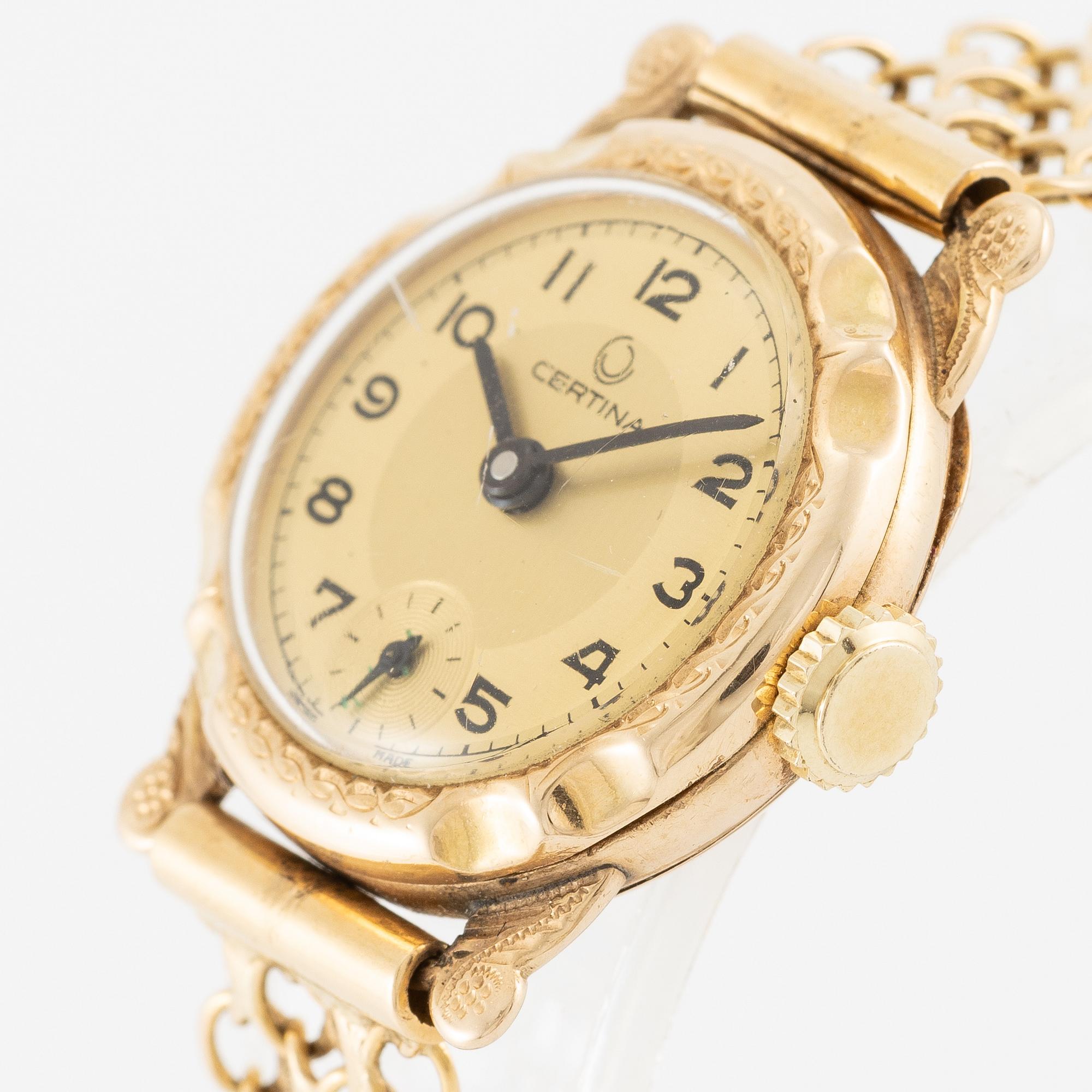 Certina, armbandsur, 22 mm.