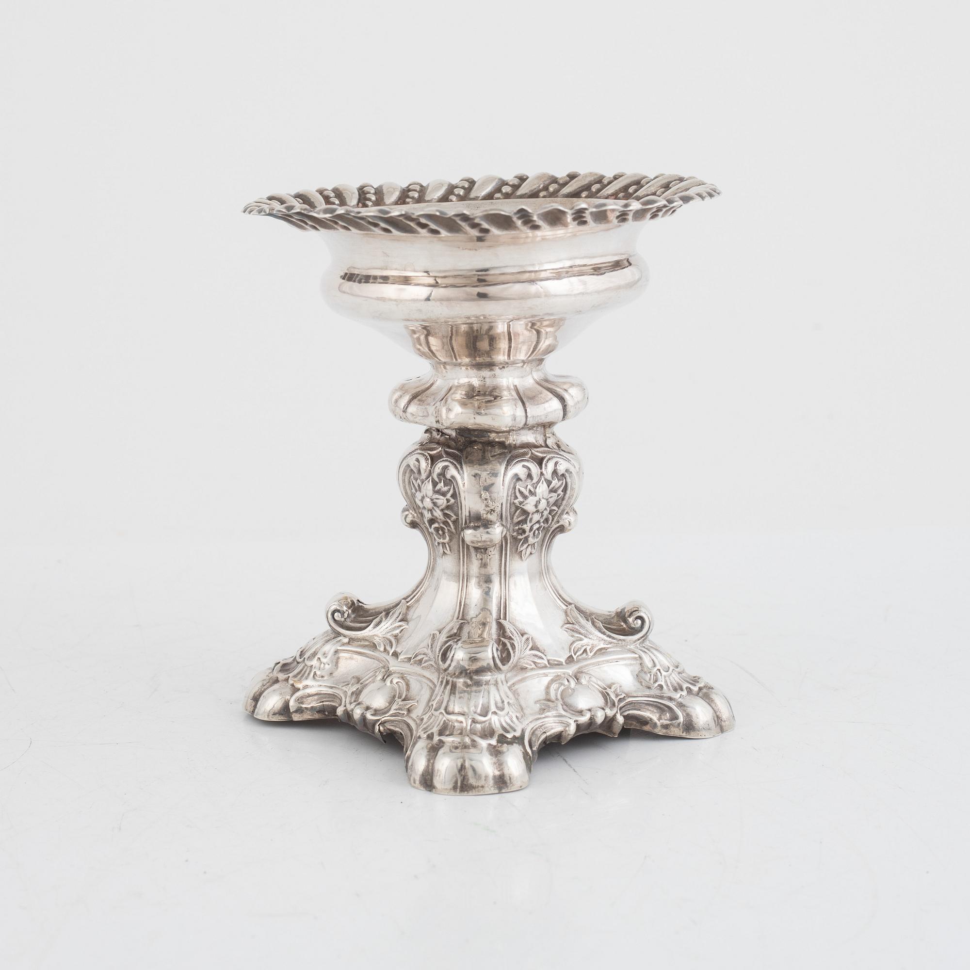 A Swedish silver bowl, probably Carl Nyström, Stockholm 1840.