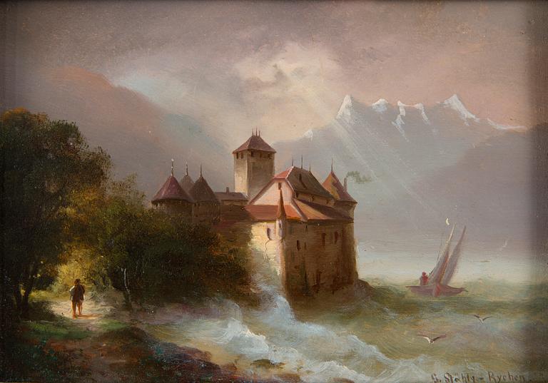 Hubert Sattler, Alplandskap, 2st.