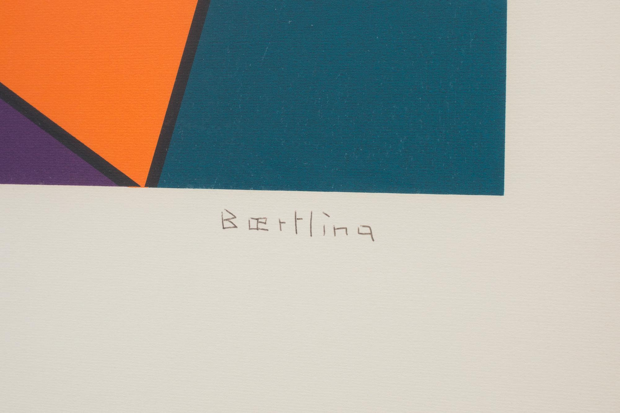 OLLE BAERTLING, färgserigrafi, signerad, daterad 1959-73, E.A.-upplaga.