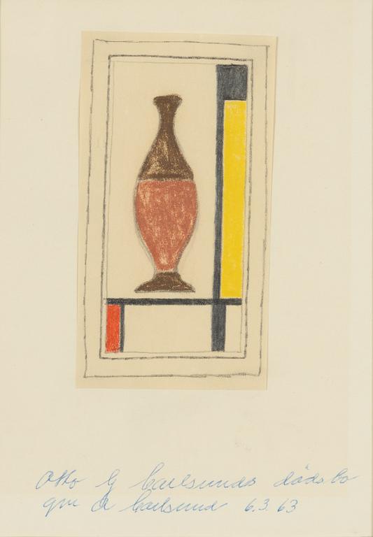 Otto G Carlsund, Komposition med urna.