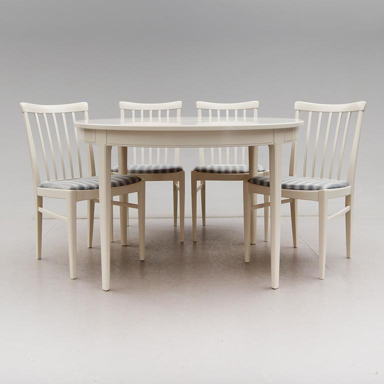 MATGRUPP, 5 delar, "Herrgården", Carl Malmsten, Bodafors och Åfors, 1900-talets andra hälft.