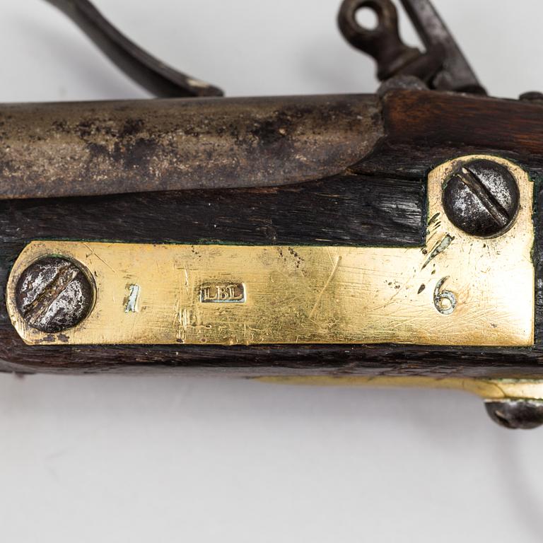 a Swedish early 19th century flintlock pistol.