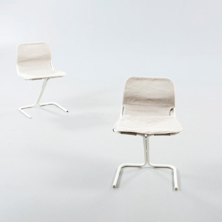 Four chairs from the Formula Series, Dux Studio collection, by Ruud Ekstrand & Christer Norman for Bra Bohag AB 1968.