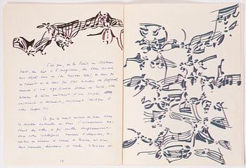 Periodicals, 9 pcs, "Derrière Le Miroir", published by Galerie Maeght.