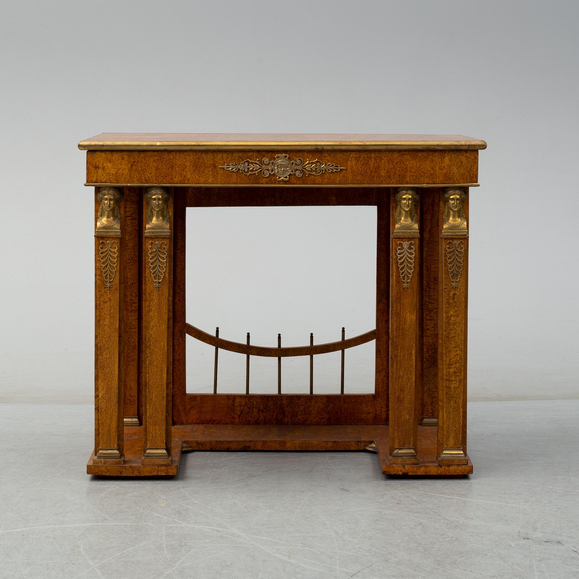 An early 19th century console table.