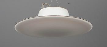 LAMPOR, ett par, opalglas, "Eclipta Lamp Small", design Arne Jacobsen, Orno. 1950-60-tal.