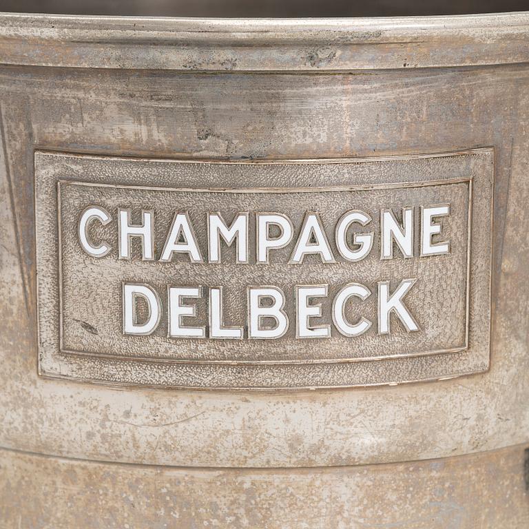 A Champagne cooler bucket, Delbeck, Argit, France.