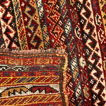 Bag front, Khorjin, antique, 94 x 77 cm.