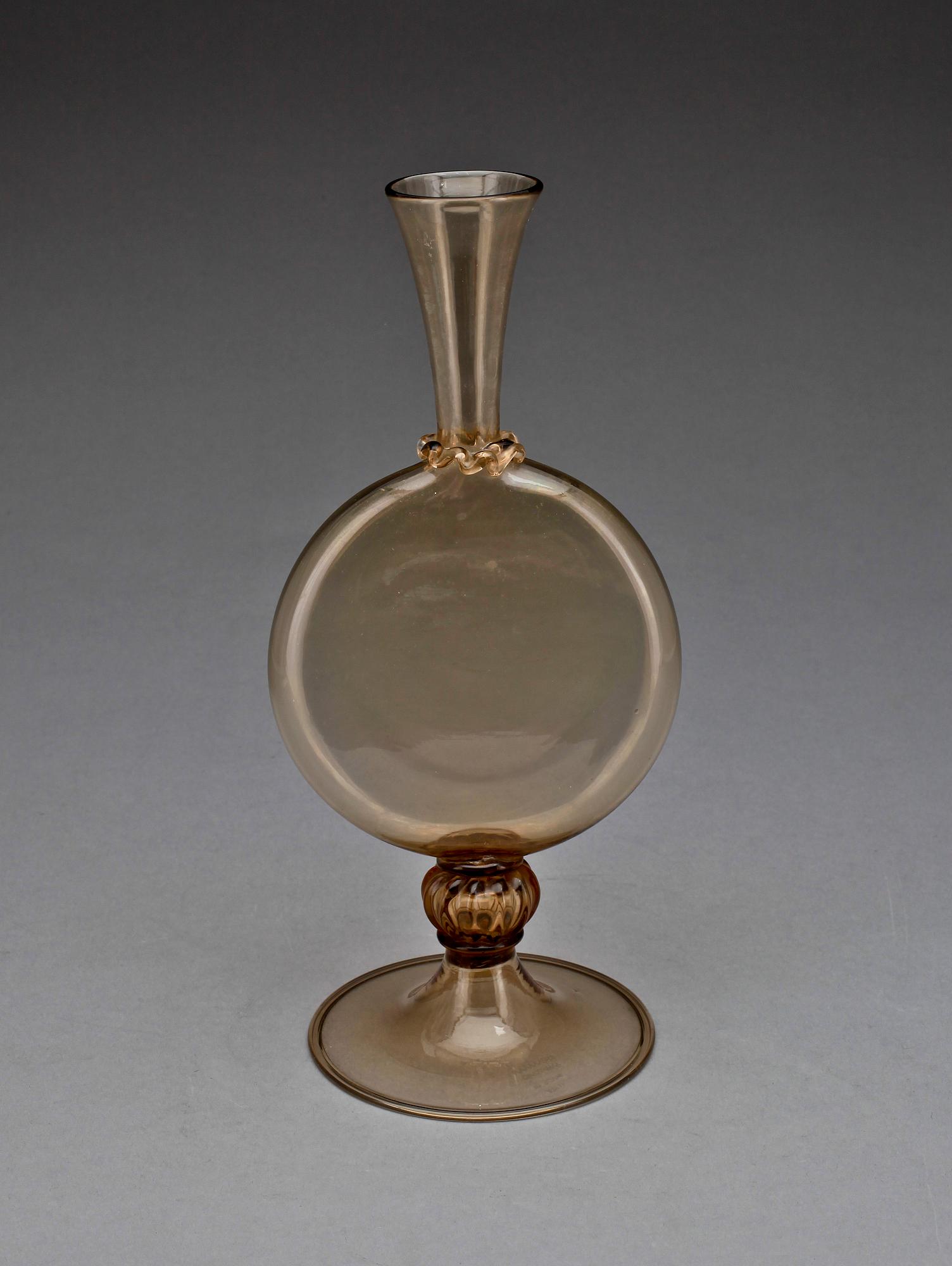 VAS, glas, Venini Murano, sign, 1900-talets andra hälft.