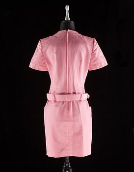 A pink silk dress by Christian Lacroix.