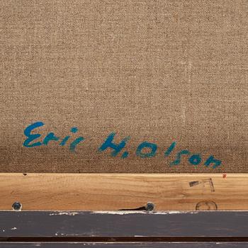 ERIC H OLSON, acrylic on canvas, signed verso.