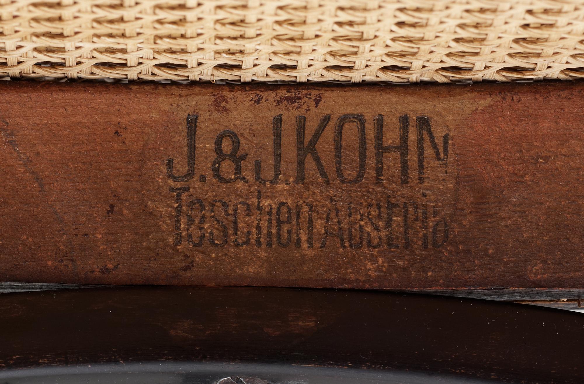 STOLAR, ett par, Gustav Siegel, J & Kohn, Österrike, 1900-talets början.