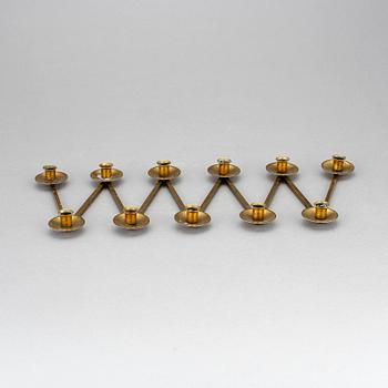 LJUSSTAKE, mässing, 1900-tal.