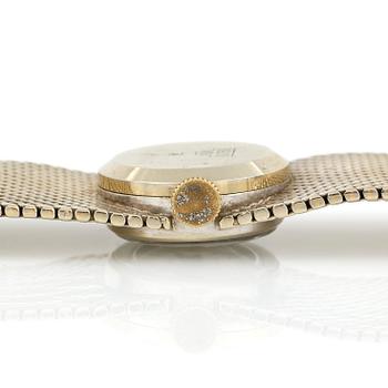 DAMARMBANDSUR, vitguld 18K, Rox, incabloc, 1900-talets andra hälft. Vikt tot ca 39 gram.