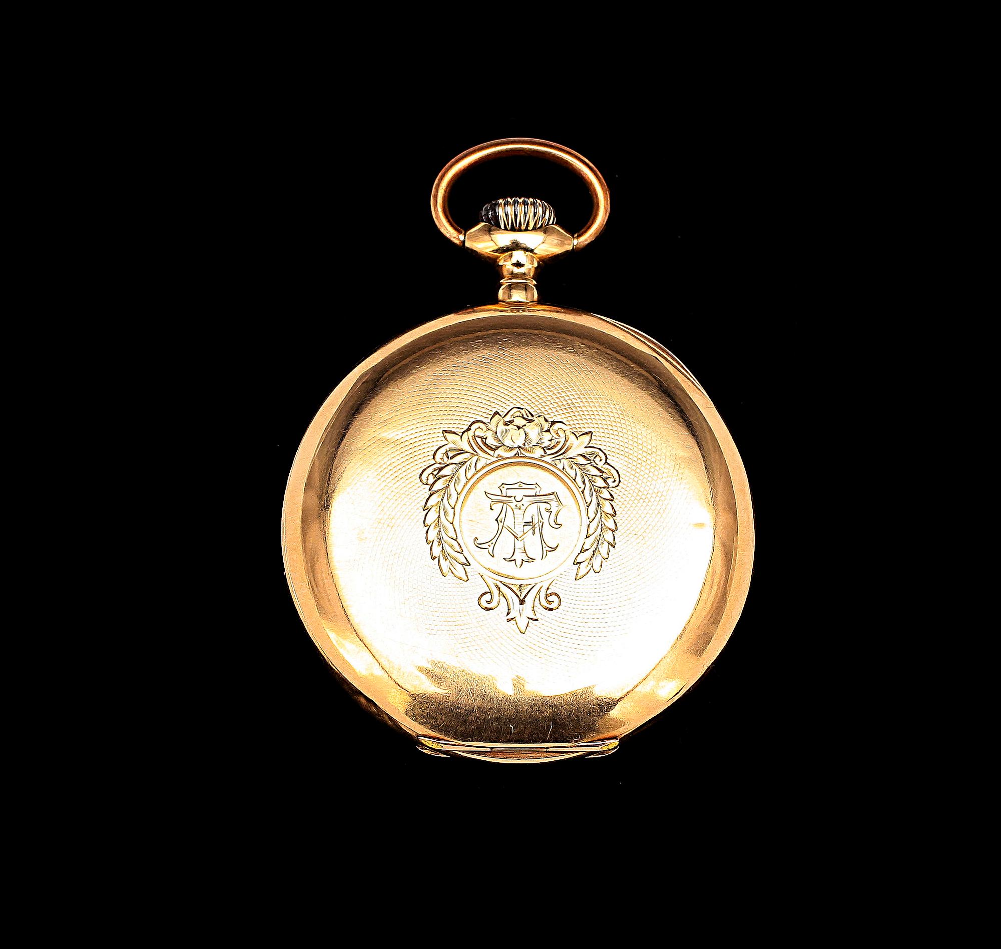 HERRFICKUR, Omega, 14k guld. 1900-talets början. Tot vikt 88,2g.