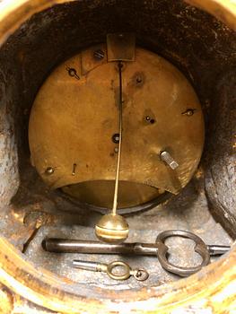 A neo Louis XVI table clock, late 19th Century.