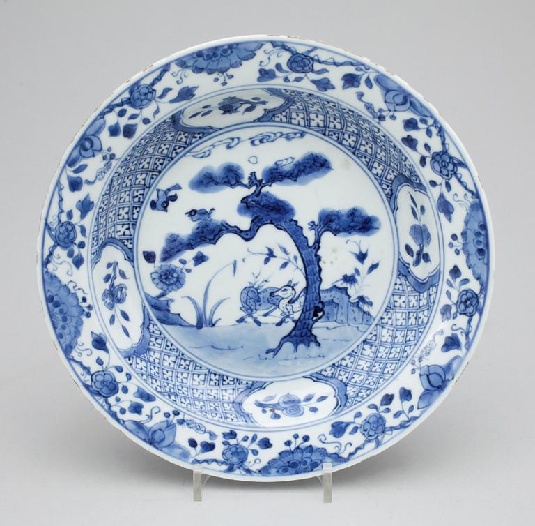 TALLRIK, porslin, Kina, Kangxi (1662-1722).