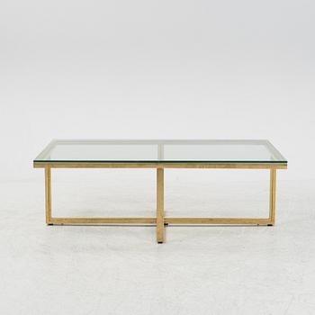 A 21st Century 5 pcs glass coffee table.