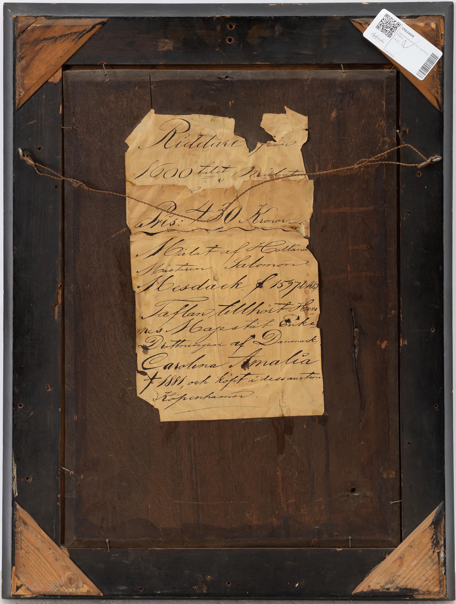 Salomon Mesdach, follower of, Nobleman.