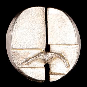 RING, sterlingsilver, Björn Weckström, Helsingfors 1971. Vikt ca 23 gram.