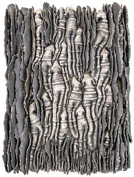 Ulla Viotti, a signed stoneware wall relief.