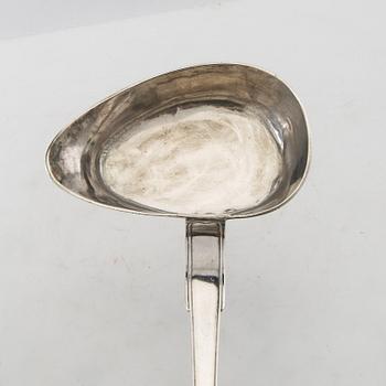 Johan Carlsson, bowl lever, silver, Norrköping, 1836.