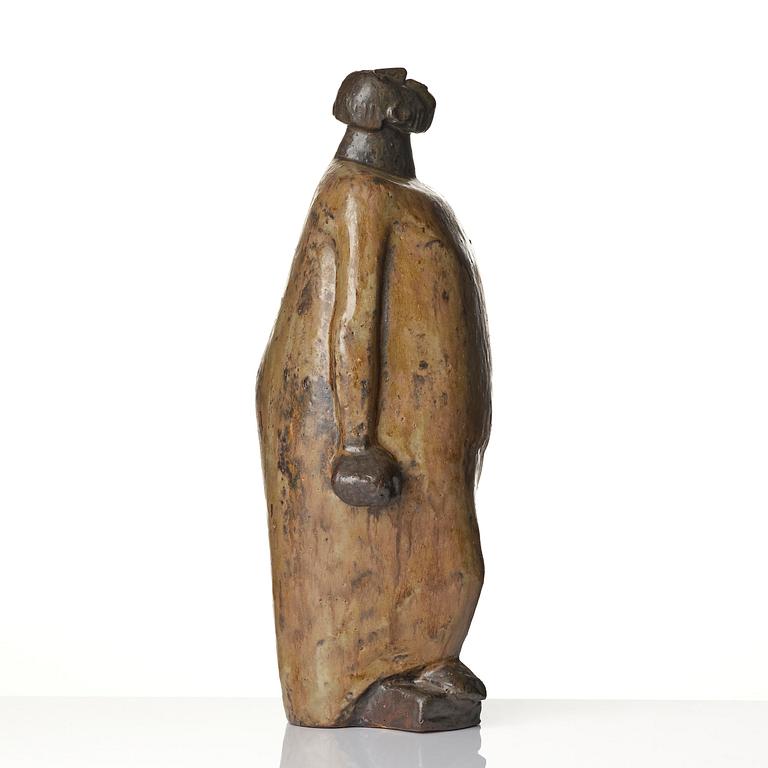 Åke Holm, a stoneware sculpture, "Mose trampar på lagtavlorna" (Moses Shatters the Tablets), Höganäs, 1950s.