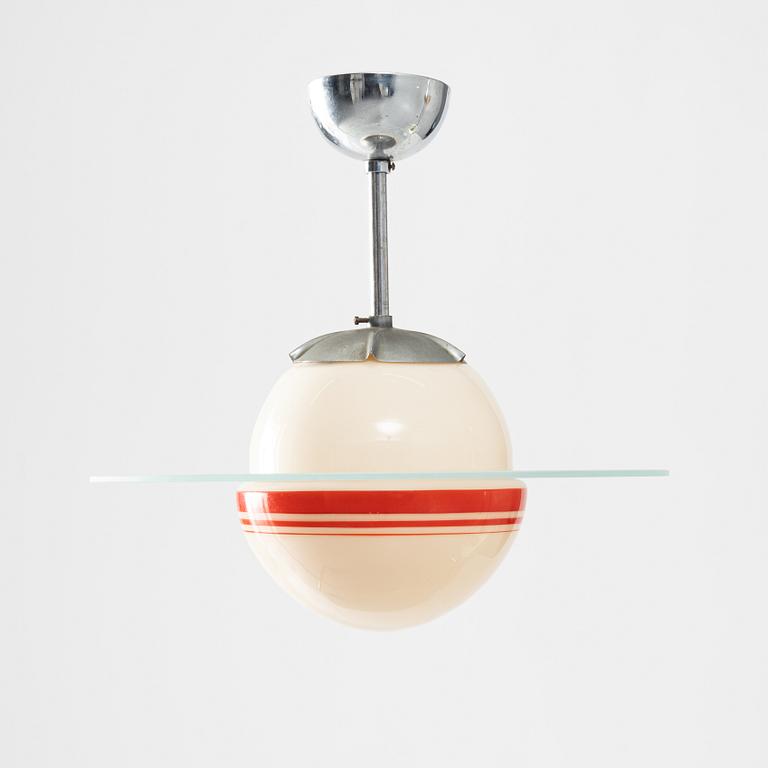 A 'Saturnus' ceiling light, mid 20th Century.