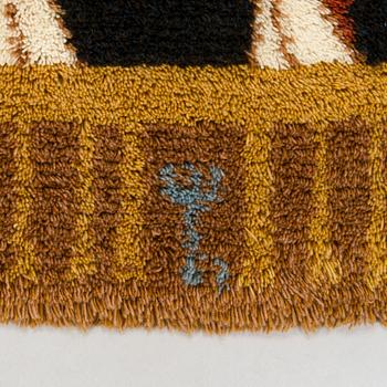 Akseli Gallen-Kallela, rya, modell för Finska handarbetets vänner. Ca 200 x 150 cm.