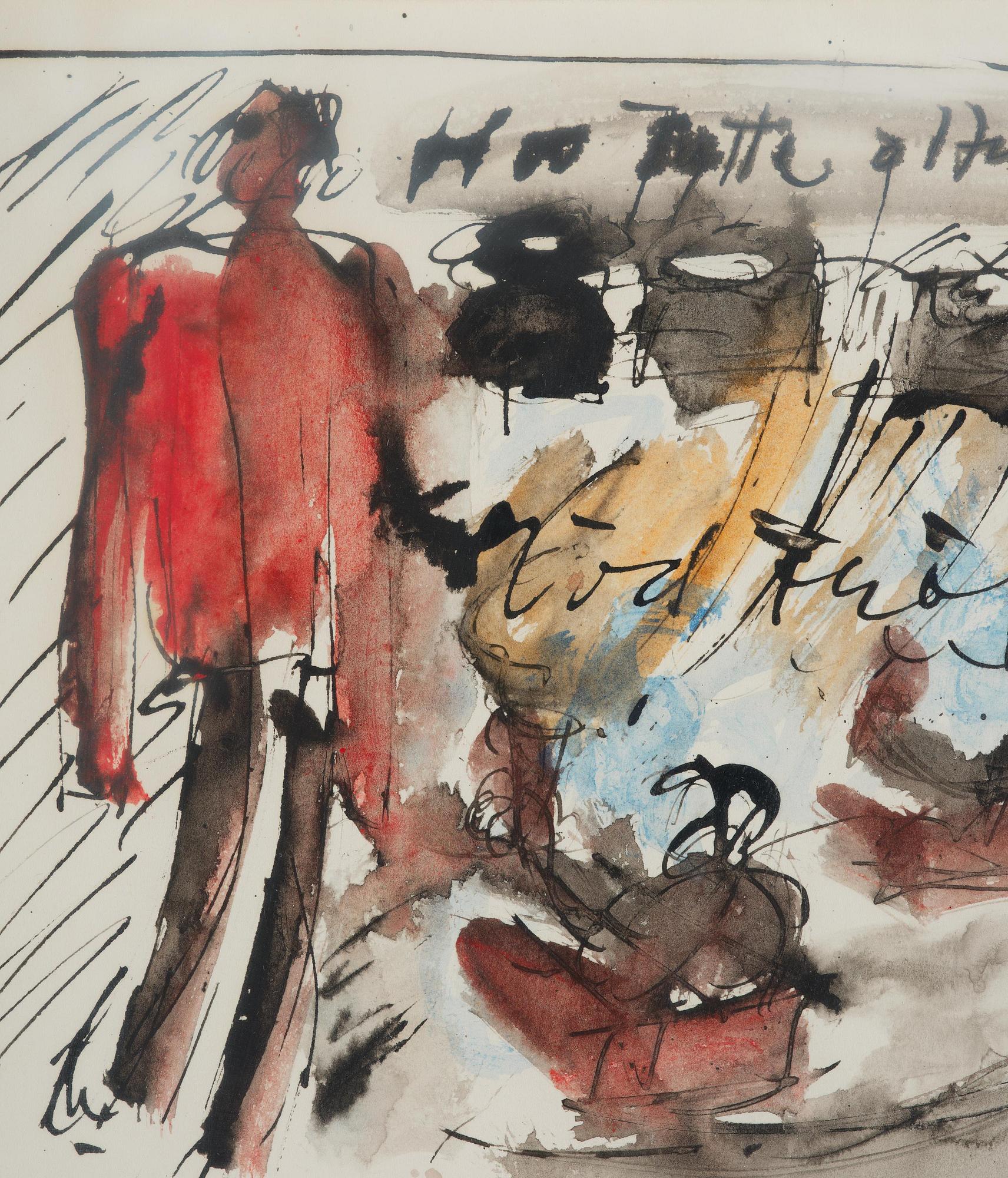 Gösta Werner, "Röd tröja".